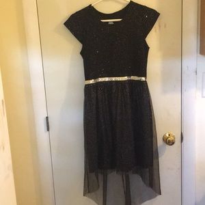 Black sparkly disco dress